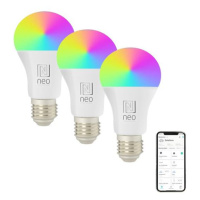 Smart LED žiarovka E27 11W RGB+CCT IMMAX NEO 07743C ZigBee Tuya sada 3ks