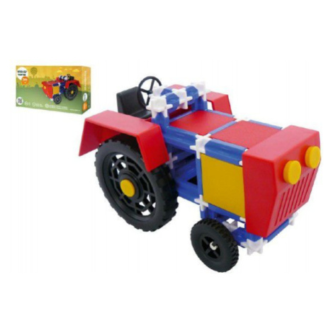 Seva Traktor plast 11v krabici 31,5x16,5x7,5cm Teddies