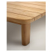 Záhradný odkladací stolík z tíkového dreva 70x140 cm Tirant – Kave Home