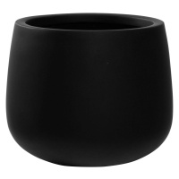 Kvetináč Kevan, farba čierna, viac veľkostí - PotteryPots Velikost: M - v. 21 cm, ⌀ 25 cm