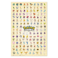 Plagát Pokemon - Kanto First Generation (196)