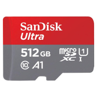 SanDisk Ultra microSDXC 512GB 150 MB/s UHS-I U1 Class 10 + adaptér