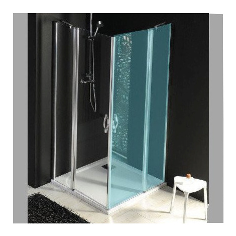 ONE sprchové dvere s pevnou časťou 800 mm, číre sklo GO4880 GELCO
