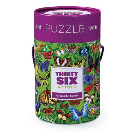 Puzzle tubus - 36 Motýlů (100 dílků)