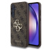 Guess PU 4G Metal Logo Zadný Kryt pre Samsung Galaxy A55 5G Brown