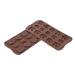 Silikónová forma na čokoládu – gombíčky - Silikomart