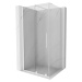 MEXEN/S - Velár sprchovací kút 90 x 70, transparent, biela 871-090-070-01-20
