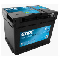 EXIDE EFB 60Ah Autobatéria Start-Stop 12V , 640A , EL600