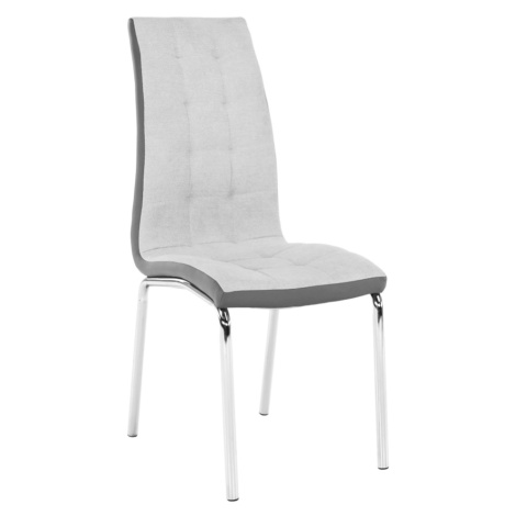 Jedálenská stolička, sivá/chróm, GERDA NEW Tempo Kondela