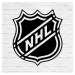 Drevené hokejové logo na stenu - NHL