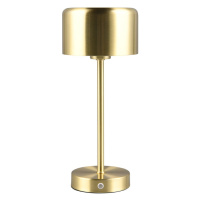 LED stmievateľná stolová lampa v zlatej farbe (výška 30 cm) Jeff – Trio