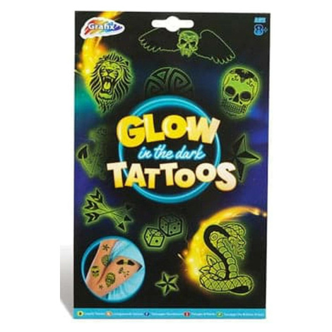 Glow tetovanie svietiace v tme 2listy