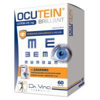 OCUTEIN BRILLANT Luteín 25 mg - DA VINCI 60 kapsúl + očné kvapky  Sensitive 15 ml zadarmo