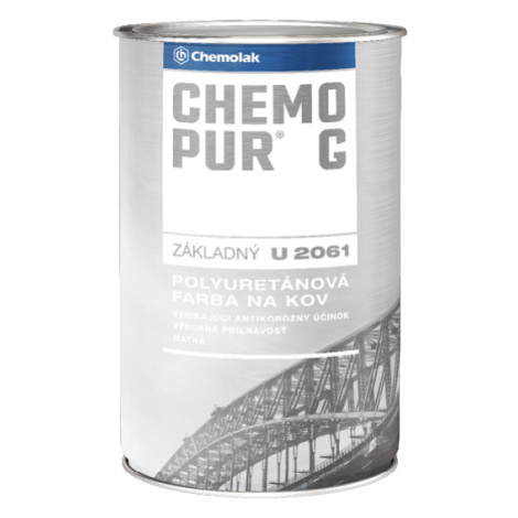 CHEMOPUR G U 2061 - Základná polyuretánová farba 0,8 L 0110 - šedá CHEMOLAK