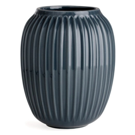 Antracitová kameninová váza Kähler Design Hammershoi, výška 20 cm