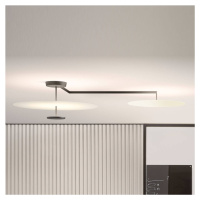 Vibia Flat stropné LED svetlo 3-pl. Ø 55 cm biele