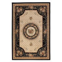 Čierno-béžový koberec 120x170 cm Herat – Nouristan