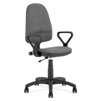 HALMAR Bravo kancelárska stolička s podrúčkami sivá / čierna
