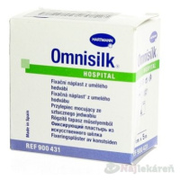 Omnisilk Hypoalergénna náplasť z bieleho hodvábu  2,5cmx5m 1ks