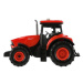 Traktor Zetor plast 9x14cm na zotrvačník na bat. so svetlom so zvukom