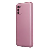 Silikónové puzdro na Samsung Galaxy M53 M536 5G Metallic ružové