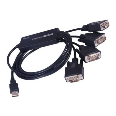 PremiumCord USB 2.0/4x RS232C