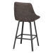 Sivé barové stoličky v súprave 2 ks (výška sedadla 65 cm) Alison – Rowico