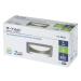 Záhradné LED nástenné svietidlo Soft 12W, 3000K, 500lm, IP65, sivé VT-8058 (V-TAC)
