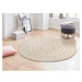 Béžový okrúhly koberec ø 200 cm Valencia - Hanse Home