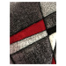 Kusový koberec Brilliance 21807 grey-red - 80x150 cm Medipa (Merinos) koberce