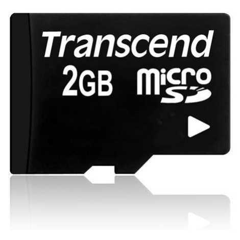 Karta TRANSCEND MicroSD 2 GB, bez adaptéra