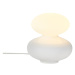 Biela stmievateľná stolová lampa (výška 21 cm) Reflection – tala