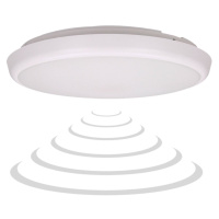 Stropné LED svietidlo CERS s mikrovlnným senzorom 22W, 4000K, 2000lm, IP54 biele (ORNO)