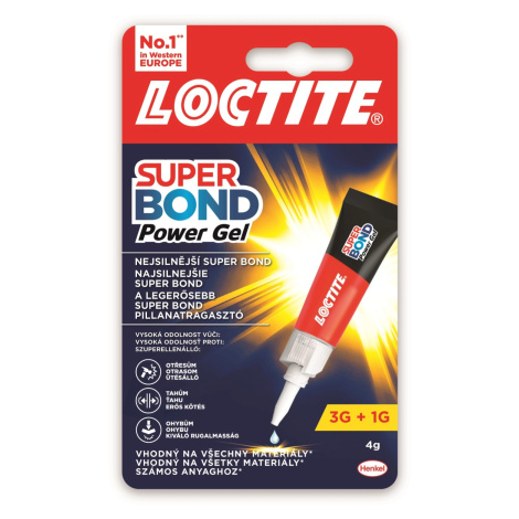 Loctite Sekundové lepidlo Super Bond Power gel 4 g