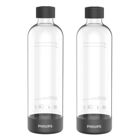Fľaša Philips ADD911BK, 1l, čierna, 2ks