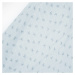 Modrá mušelínová zavinovacia detská deka 120x120 cm Lil Planet – Roba