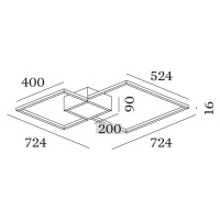 WEVER & DUCRÉ Venn 2.0 stropný 47W 2 700K biely