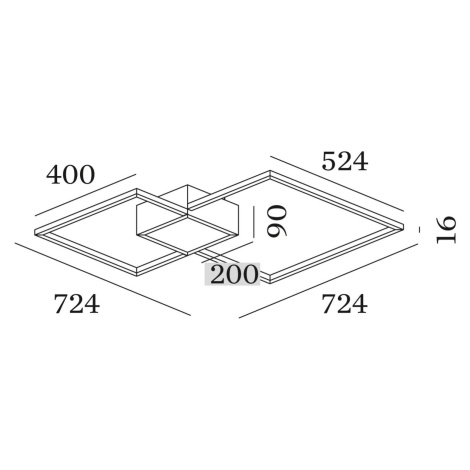 WEVER & DUCRÉ Venn 2.0 stropný 47W 2 700K biely