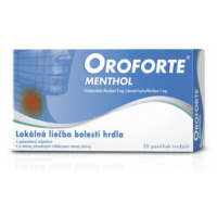 OROFORTE Menthol 20 ks