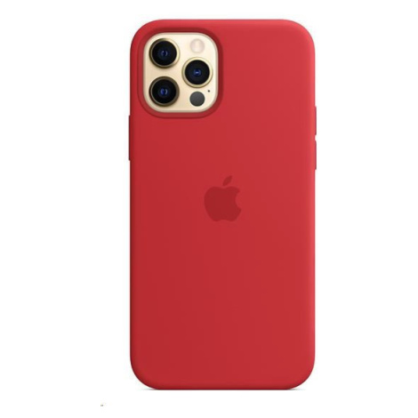 APPLE iPhone 12/12 Pre Silicone Case with MagSafe - (PRODUCT) Red