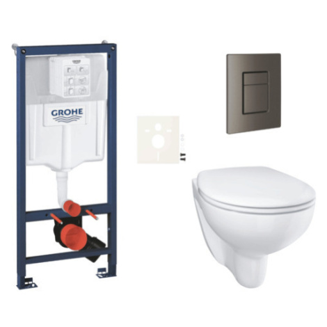 Závesný wc set do ľahkých stien / predstenová montáž Grohe Bau Ceramic SIKOGRSBAUSCAL0