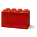 Detská červená nástenná polica LEGO® Brick 8