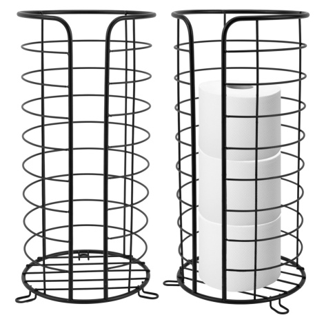 Stojan na toaletní papír ROLAND černý 37 cm Tutumi