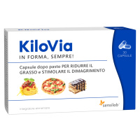 KiloVia - kapsuly na chudnutie. Rovnaké porcie, o polovicu menej kalórií! 30 kapsúl | Sensilab