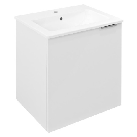 SAPHO - CIRASA umývadlová skrinka 48x52x39cm, 1xdvierka, ľavá, biela lesk CR481-3030