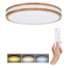 Solight LED osvetlenie s diaľkovým ovládačom Woody, 48W, 3360lm, 38cm, zmena chromatickost