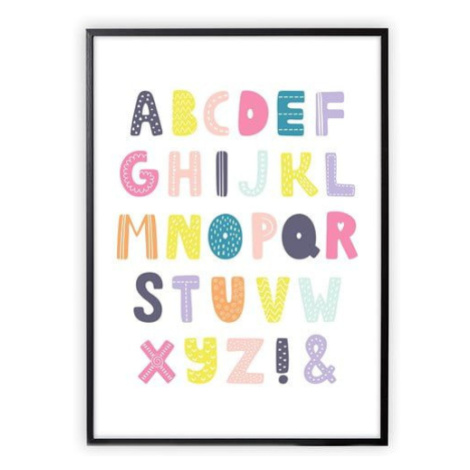 Stoy Stoy Plagát viacfarebná Abeceda