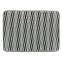 Cat litter tray sieve-mat, EVA, 40 × 55 cm, grey