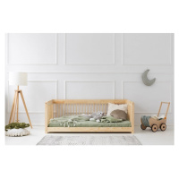 Detská posteľ z borovicového dreva v prírodnej farbe 70x160 cm Mila CWW – Adeko