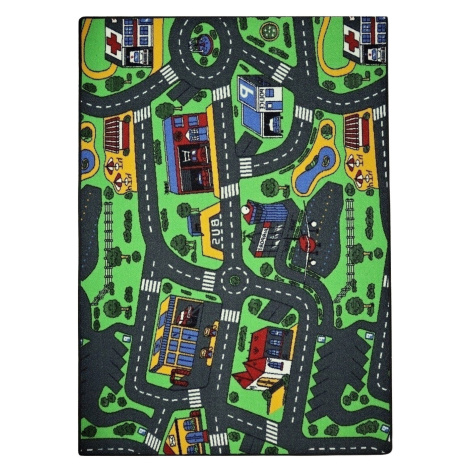 Dětský kusový koberec City life - 133x190 cm Vopi koberce